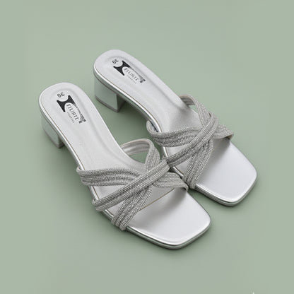 Block Heel Imported Stones FT-