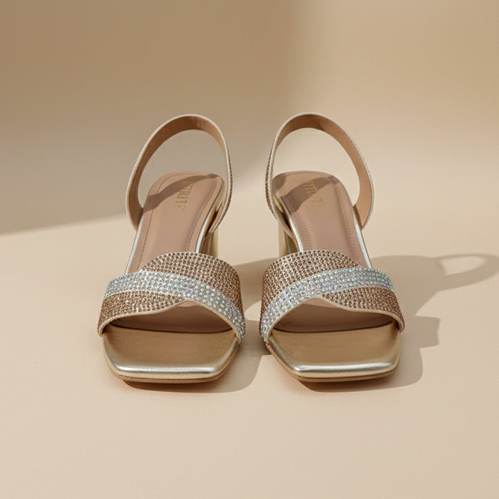 Block heel sandal
