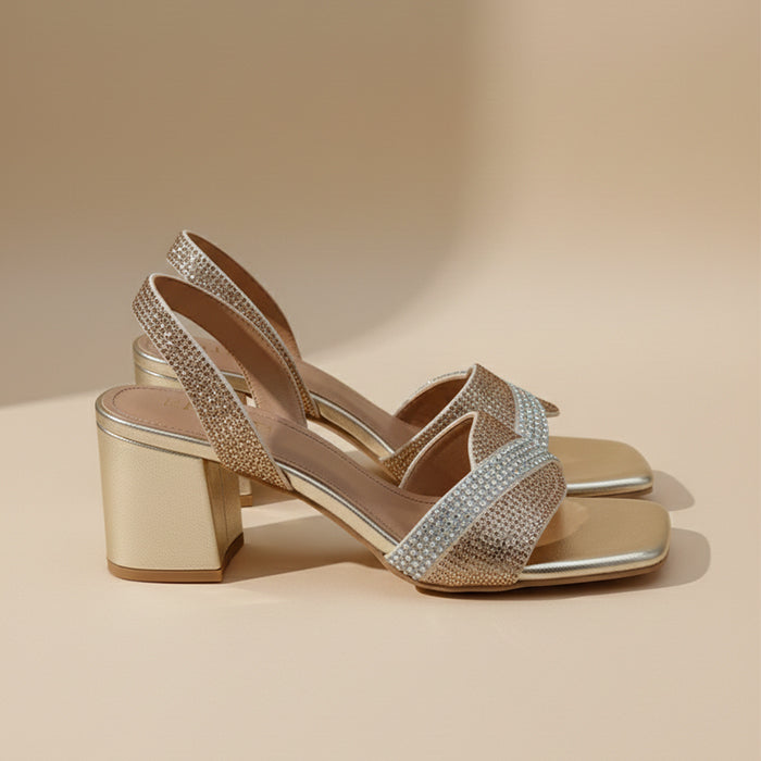 Block heel sandal