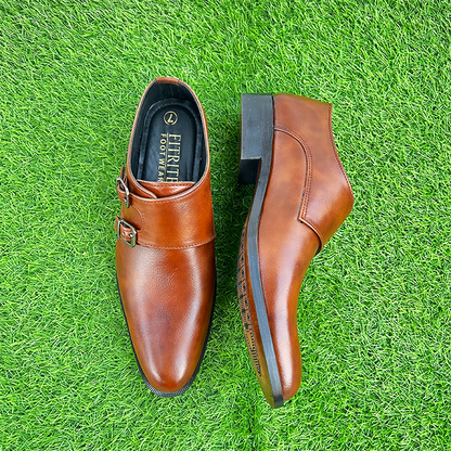 Double monk strap shoes FT-658