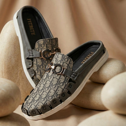 Synthetic leather loafer FT-158