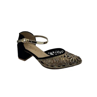 Bridal Sandal Heel 1183 - Black / 36 - Bridal