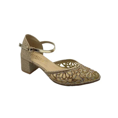 Bridal Sandal Heel 1183 - Gold / 36 - Bridal