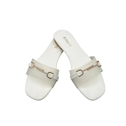 Buckle Flat Slippers FT-12 - Flat Chappal