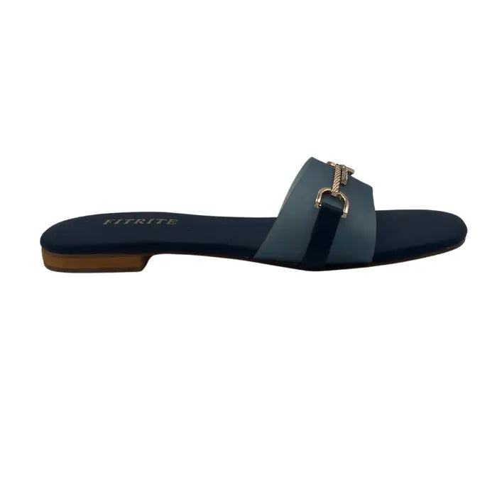 Buckle Flat Slippers FT-12 - Flat Chappal