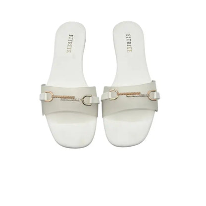 Buckle Flat Slippers FT-12 - Flat Chappal