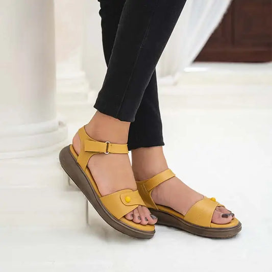 Causal Wedge Sandal 640 - Safety Yellow / 36 - comforts