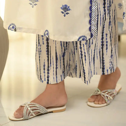 Flat Slipper FT-1116 - White / 36 - Slipper