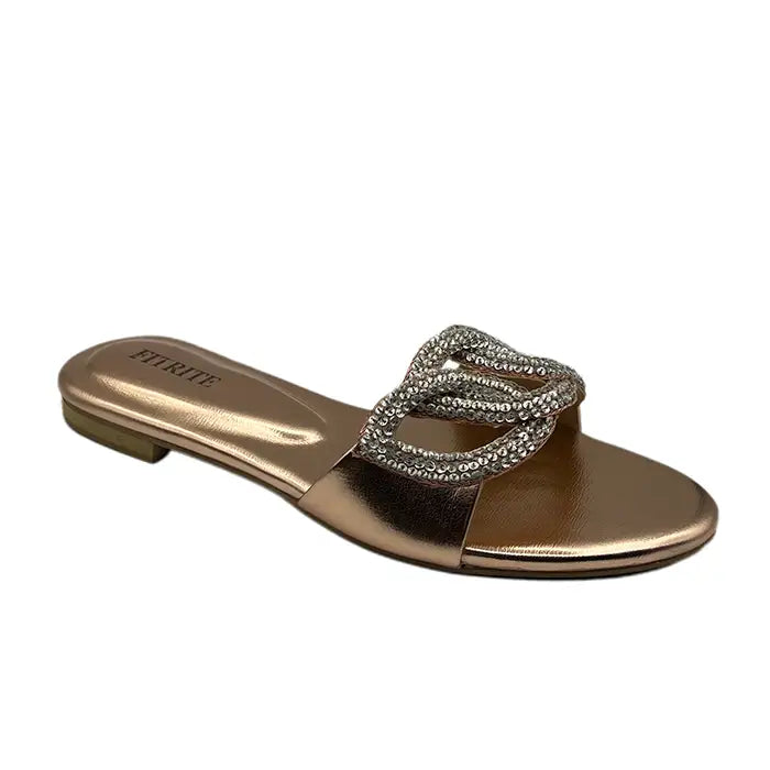 Flat Slipper FT-1149 - Beige / 36 - flat