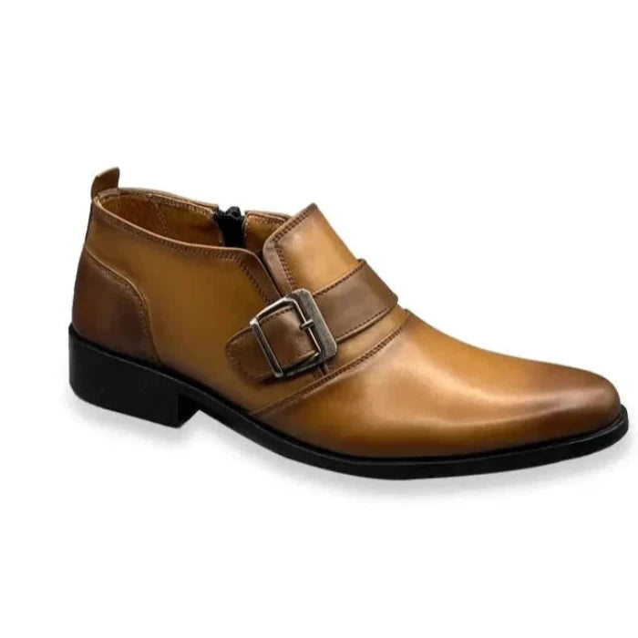Half Long Full Lather Shoe FT-1205 - Mustard / 39 - Shoe