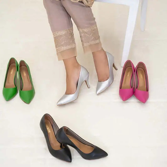 Heel Coat Shoes FT-1075 - white / 36 - Coat shoe
