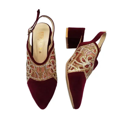 Party Wear Coat Shoe Style Heel 1183 - Bridal