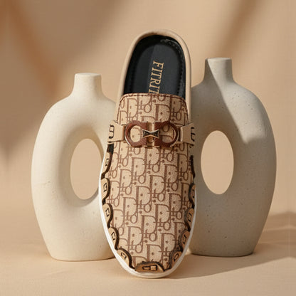 Synthetic leather loafer FT-158