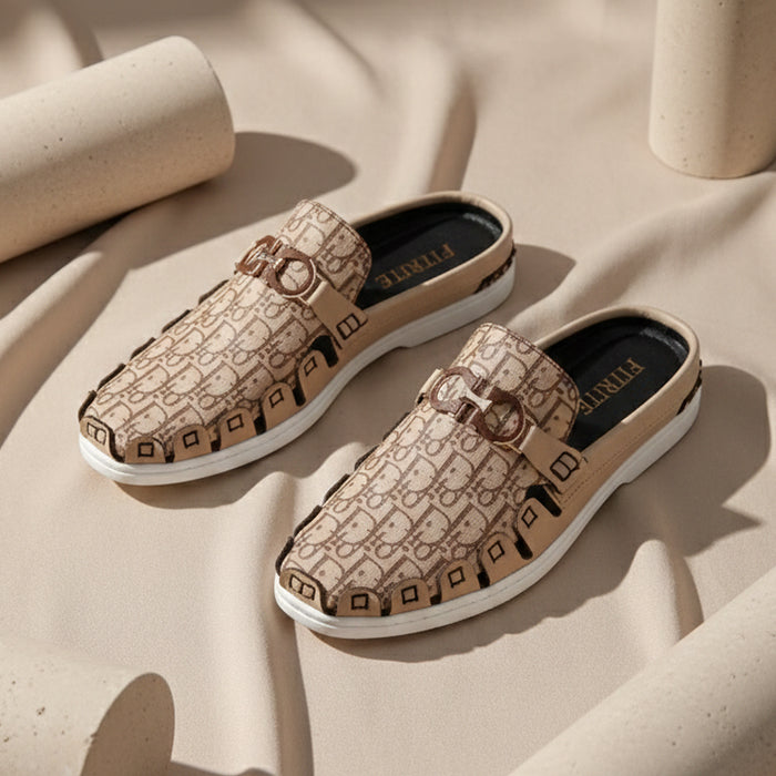 Synthetic leather loafer FT-158