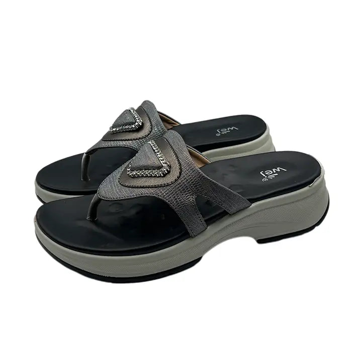Wedge Chappal For Girls 0168 - Slipers