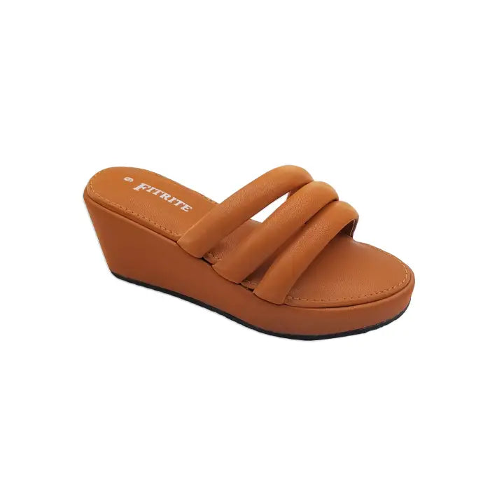 Wedges Slipper For Girls 324 - Brown / 36 - comforts